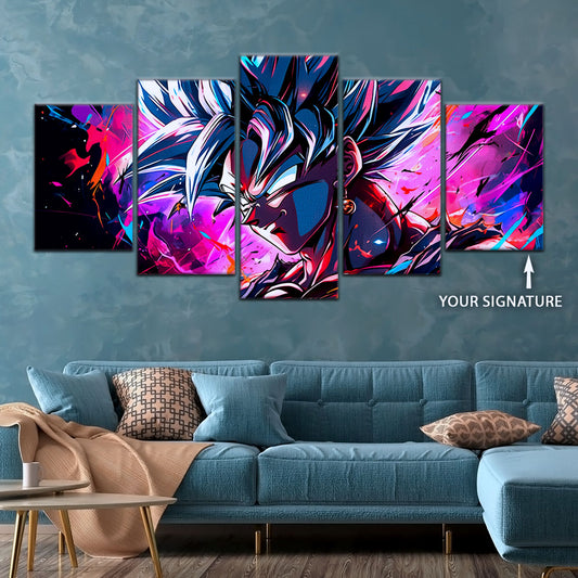 Dragon Ball Canvas Wall Art - DR5128 - Super Saiyan Vegito
