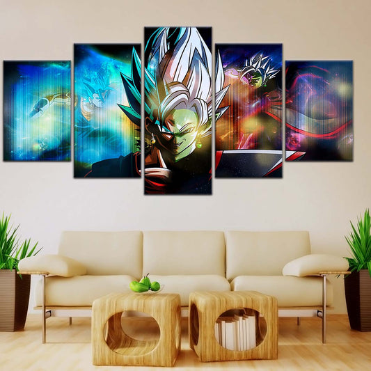 Dragon Ball Wall Art - DR5138 - Zamasu Epic Battle - Zamasu Vs Vegito - Dragon Ball Super - Dragon Ball Poster - Dragon Ball Canvas