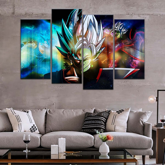 Dragon Ball Wall Art - DR5138 - Zamasu Epic Battle - Zamasu Vs Vegito - Dragon Ball Super - Dragon Ball Poster - Dragon Ball Canvas