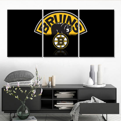 Hockey Wall Art - HK5006 - Boston Bruins - Ice Hockey Team - Hockey Poster - Hockey Canvas