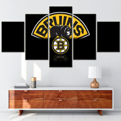 Hockey Wall Art - HK5006 - Boston Bruins - Ice Hockey Team - Hockey Poster - Hockey Canvas