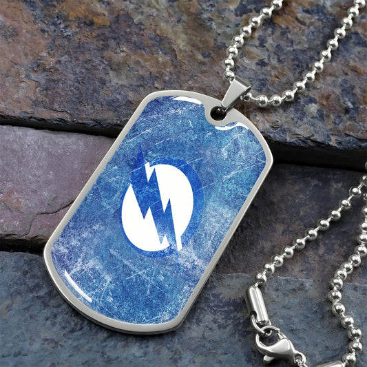 Ice Hockey - HKD003 - Tampa Bay Lightning - Ice Hockey Dog Tag - Military Ball Chain - Luxury Dog Tag