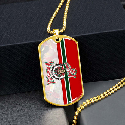 Ice Hockey - HKD006 - Frolunda Indians - FHC Golden - Ice Hockey Dog Tag - Military Ball Chain - Luxury Dog Tag