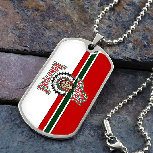 Ice Hockey - HKD007 - Frolunda Indians - FHC Golden - Ice Hockey Dog Tag - Military Ball Chain - Luxury Dog Tag