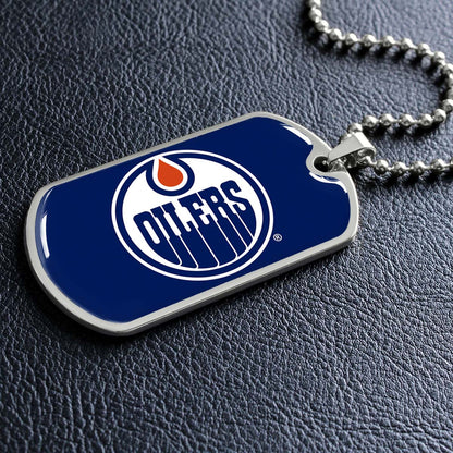 Ice Hockey - HKD031 - Bold Hockey Excellence - Ice Hockey Dog Tag - Military Ball Chain - Luxury Dog Tag