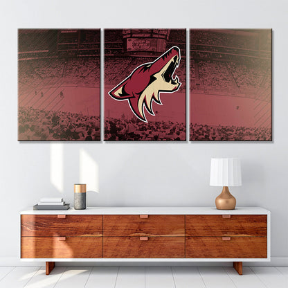 Ice Hockey Team Wall Art - IH5010 - Arizona Coyotes - Ice Hockey Team Poster - Ice Hockey Team Canvas