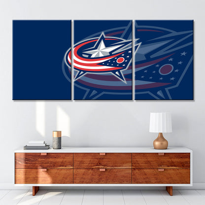 Ice Hockey Team Wall Art - IH5014 - Columbus Blue Jackets - Ice Hockey Team Poster - Ice Hockey Team Canvas
