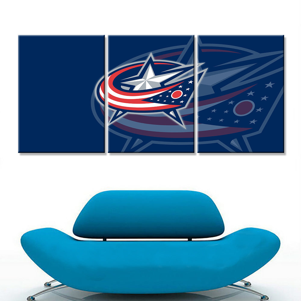 Ice Hockey Team Wall Art - IH5014 - Columbus Blue Jackets - Ice Hockey Team Poster - Ice Hockey Team Canvas