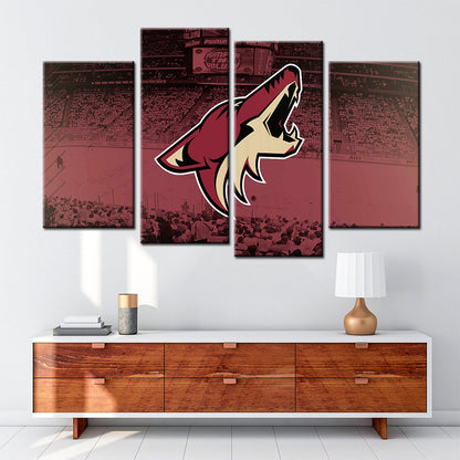 Ice Hockey Team Wall Art - IH5010 - Arizona Coyotes - Ice Hockey Team Poster - Ice Hockey Team Canvas