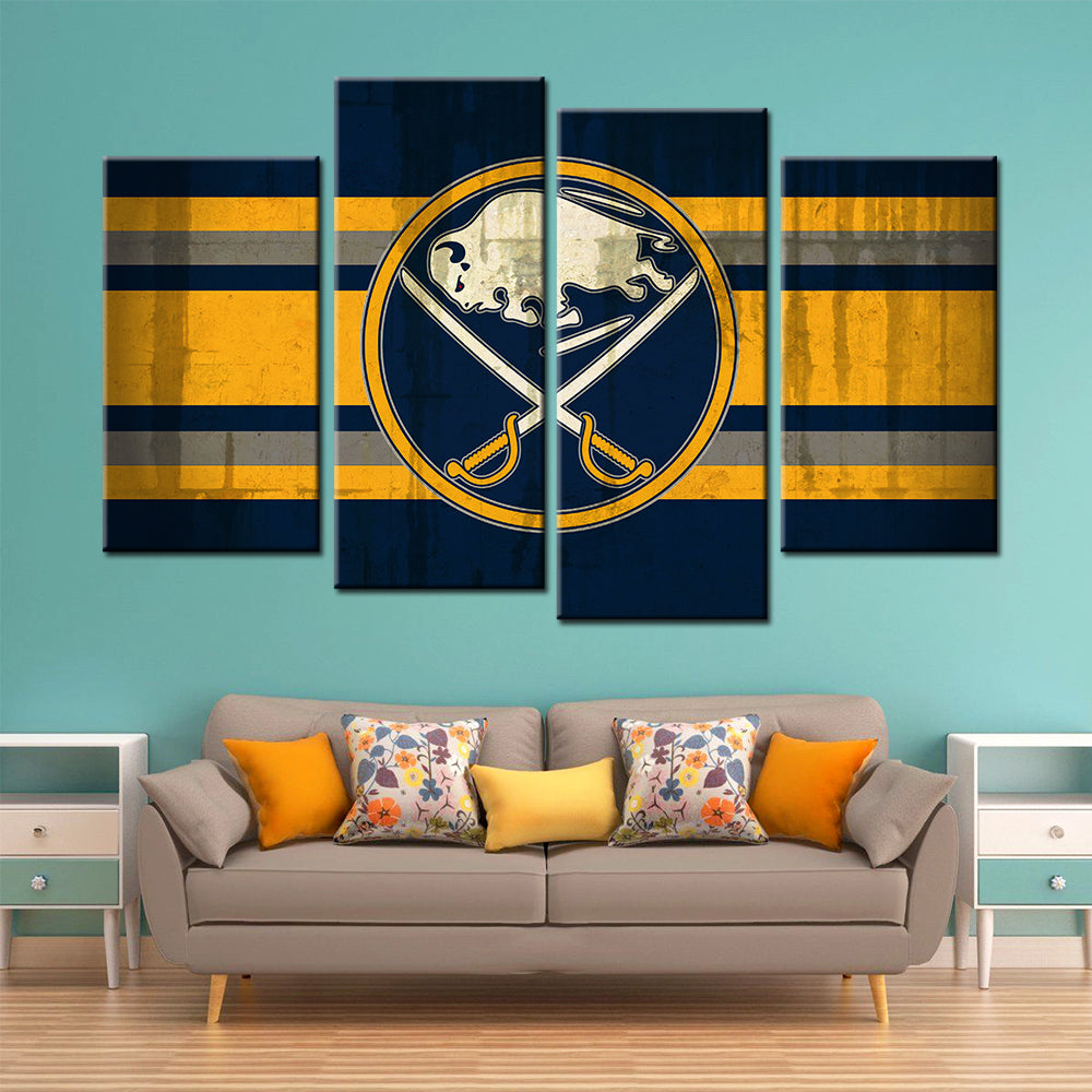 Ice Hockey Team Wall Art - IH5011 - Buffalo Sabres - Ice Hockey Team Poster - Ice Hockey Team Canvas