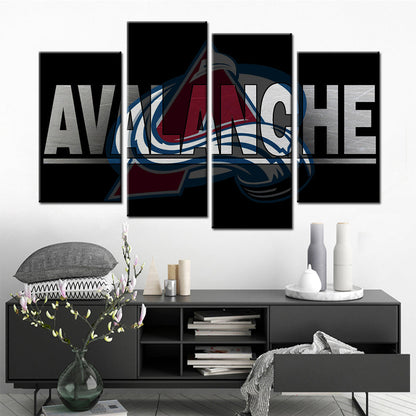 Ice Hockey Team Wall Art - IH5013 - Colorado Avalanche - Ice Hockey Team Poster - Ice Hockey Team Canvas