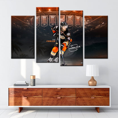 Ice Hockey Team Wall Art - IH5016 - Anaheim Ducks - Cam Fowler - Ice Hockey Team Poster - Ice Hockey Team Canvas