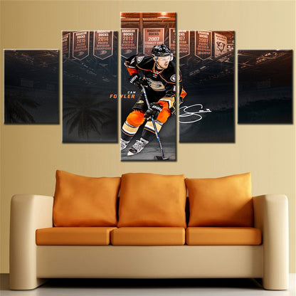 Ice Hockey Team Wall Art - IH5016 - Anaheim Ducks - Cam Fowler - Ice Hockey Team Poster - Ice Hockey Team Canvas