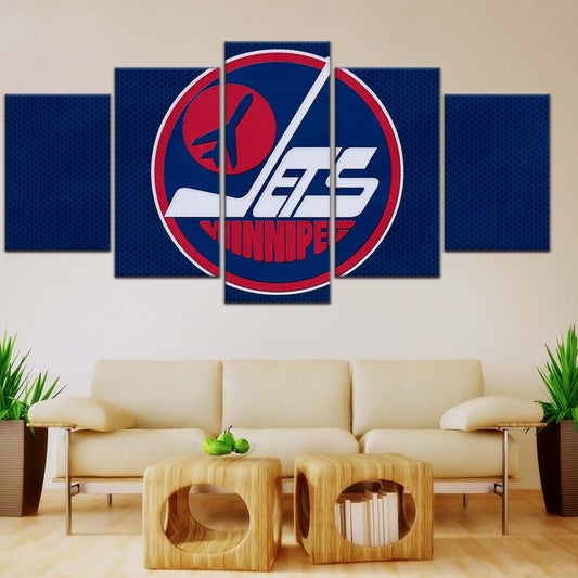 Ice Hockey Team Wall Art - IH5025 - Winnipeg Jets Sports - Ice Hockey Team Poster - Ice Hockey Team Canvas