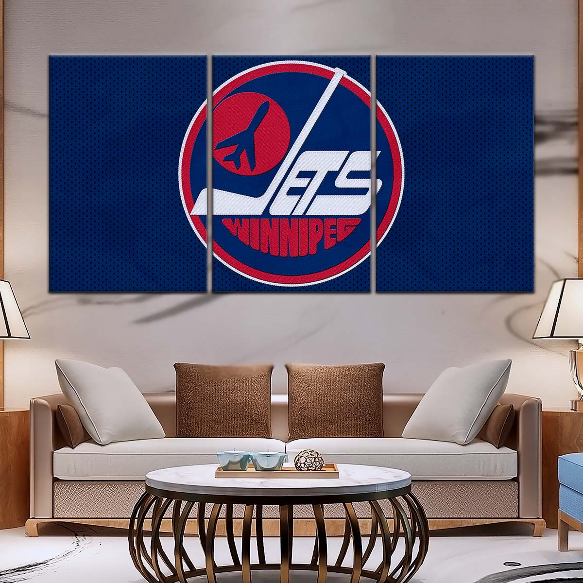 Ice Hockey Team Wall Art - IH5025 - Winnipeg Jets Sports - Ice Hockey Team Poster - Ice Hockey Team Canvas