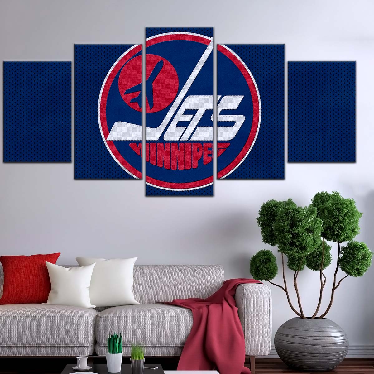 Ice Hockey Team Wall Art - IH5025 - Winnipeg Jets Sports - Ice Hockey Team Poster - Ice Hockey Team Canvas
