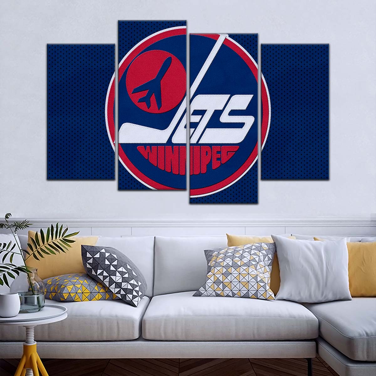 Ice Hockey Team Wall Art - IH5025 - Winnipeg Jets Sports - Ice Hockey Team Poster - Ice Hockey Team Canvas