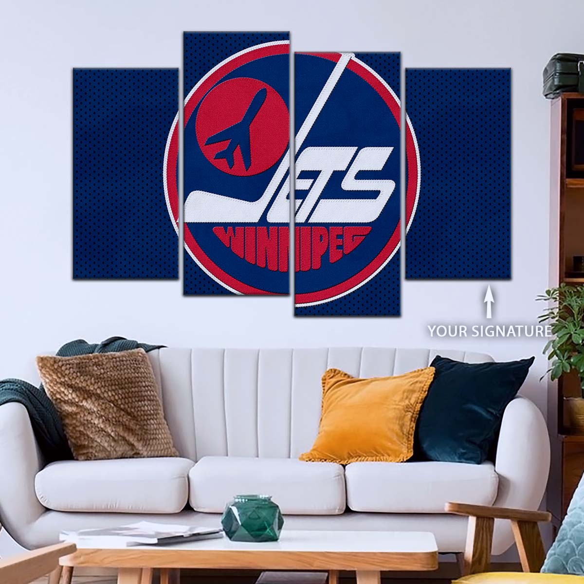 Ice Hockey Team Wall Art - IH5025 - Winnipeg Jets Sports - Ice Hockey Team Poster - Ice Hockey Team Canvas