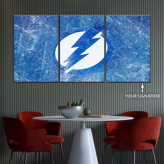 Ice Hockey Team Wall Art - IH5026 - Tampa Bay Lightning - Ice Hockey Team Poster - Ice Hockey Team Canvas