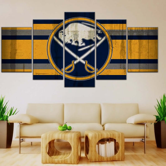 Ice Hockey Team Wall Art - IH5035 - Buffalo Sabres - Ice Hockey Team Poster - Ice Hockey Team Canvas