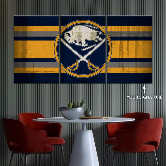 Ice Hockey Team Wall Art - IH5035 - Buffalo Sabres - Ice Hockey Team Poster - Ice Hockey Team Canvas