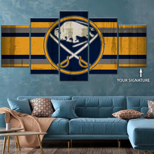 Ice Hockey Team Wall Art - IH5035 - Buffalo Sabres - Ice Hockey Team Poster - Ice Hockey Team Canvas