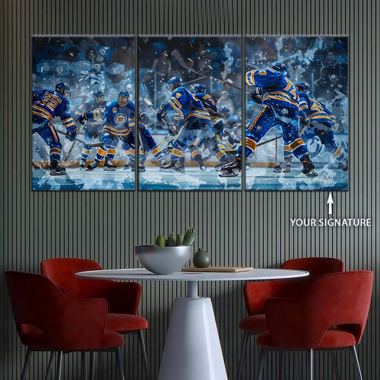 Ice Hockey Team Wall Art - IH5039 - St. Louis Blues - Ice Hockey Team Poster - Ice Hockey Team Canvas