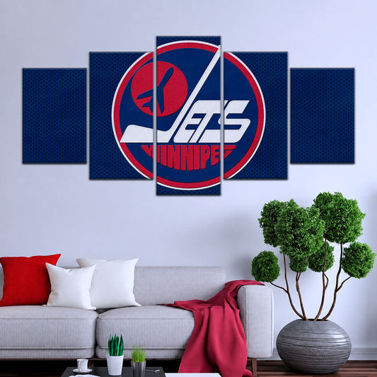 Ice Hockey Team Wall Art - IH5025 - Winnipeg Jets Sports - Ice Hockey Team Poster - Ice Hockey Team Canvas