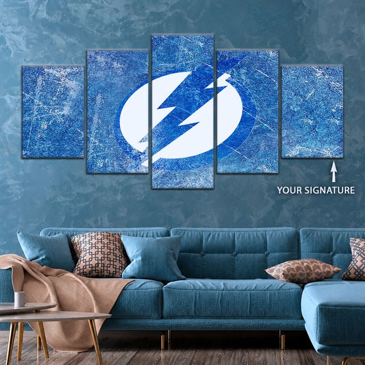 Ice Hockey Team Wall Art - IH5026 - Tampa Bay Lightning - Ice Hockey Team Poster - Ice Hockey Team Canvas