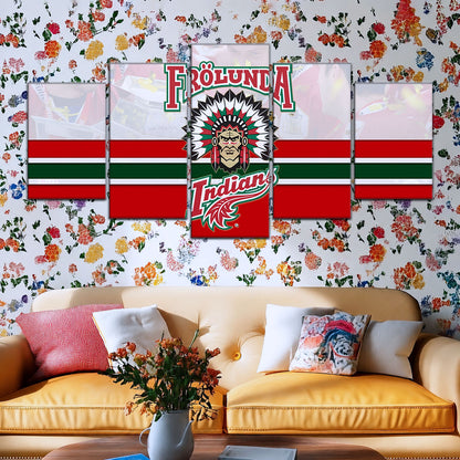 Hockey Canvas Wall Art - IH5029 - Frolunda Indians - FHC Golden