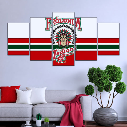 Ice Hockey Team Wall Art - IH5030 - Frolunda Indians - FHC Golden - Ice Hockey Team Poster - Ice Hockey Team Canvas