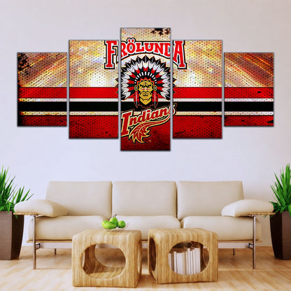 Hockey Canvas Wall Art - IH5032 - Frolunda Indians - FHC Golden