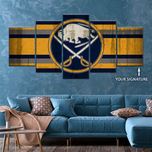 Ice Hockey Team Wall Art - IH5035 - Buffalo Sabres - Ice Hockey Team Poster - Ice Hockey Team Canvas