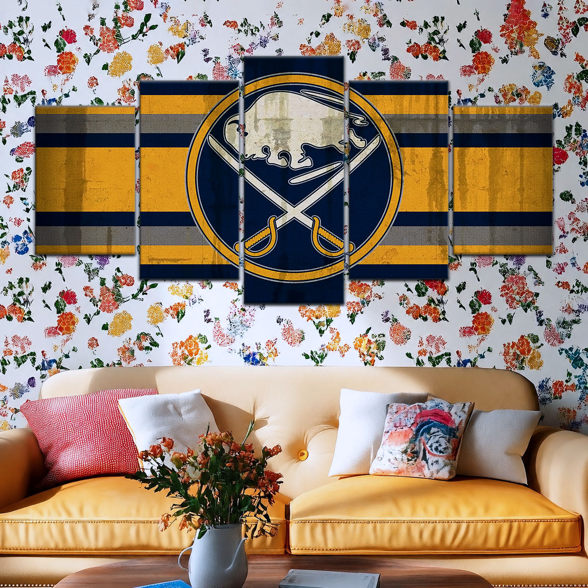Hockey Canvas Wall Art - IH5035 - Buffalo Sabres