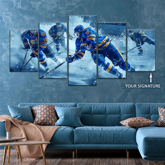Ice Hockey Team Wall Art - IH5038 - St. Louis Blues - Ice Hockey Team Poster - Ice Hockey Team Canvas