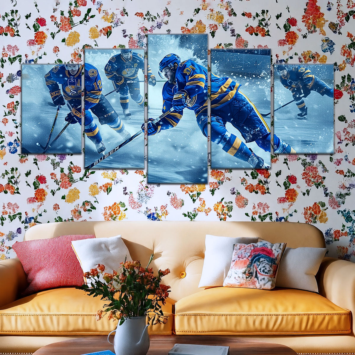 Hockey Canvas Wall Art - IH5038 - St. Louis Blues