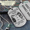 KTD013 - Call On Me Brother - English - Knight Templar  - Engrave Silver Dogtag