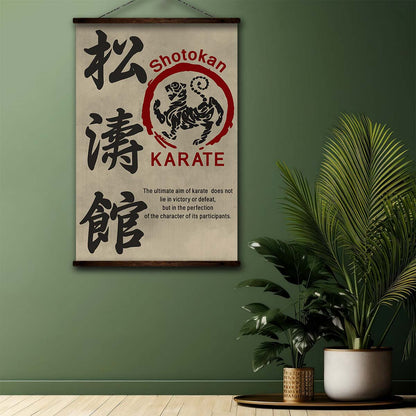 Karate Wall Art - Karate Poster - Karate Canvas - The Ultimate Aim Of Karate Lies Not In Victory Or Defeat - Gichin Funakoshi - Shotokan Karate - KA030 - Vertical Canvas - Vertical Poster