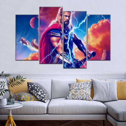 Marvel Wall Art - MCU5003 - Thor - Love and Thunder - Marvel Cinematic Universe Poster - Marvel Cinematic Universe Canvas