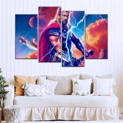 Marvel Wall Art - MCU5003 - Thor - Love and Thunder - Marvel Cinematic Universe Poster - Marvel Cinematic Universe Canvas