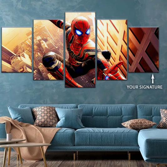 Marvel Wall Art - MCU5018 - Iron-Spider - Spider-Man in Avengers Infinity War - Marvel Cinematic Universe Poster - Marvel Cinematic Universe Canvas