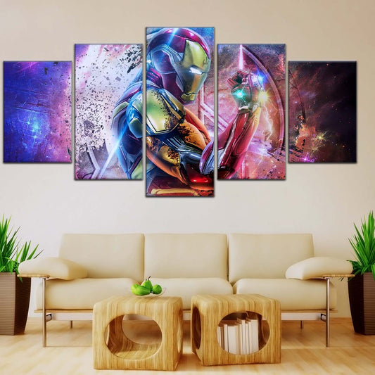 Marvel Wall Art - MCU5037 - Infinity Gauntlet Iron Man - Avengers EndGame - Marvel Cinematic Universe Poster - Marvel Cinematic Universe Canvas