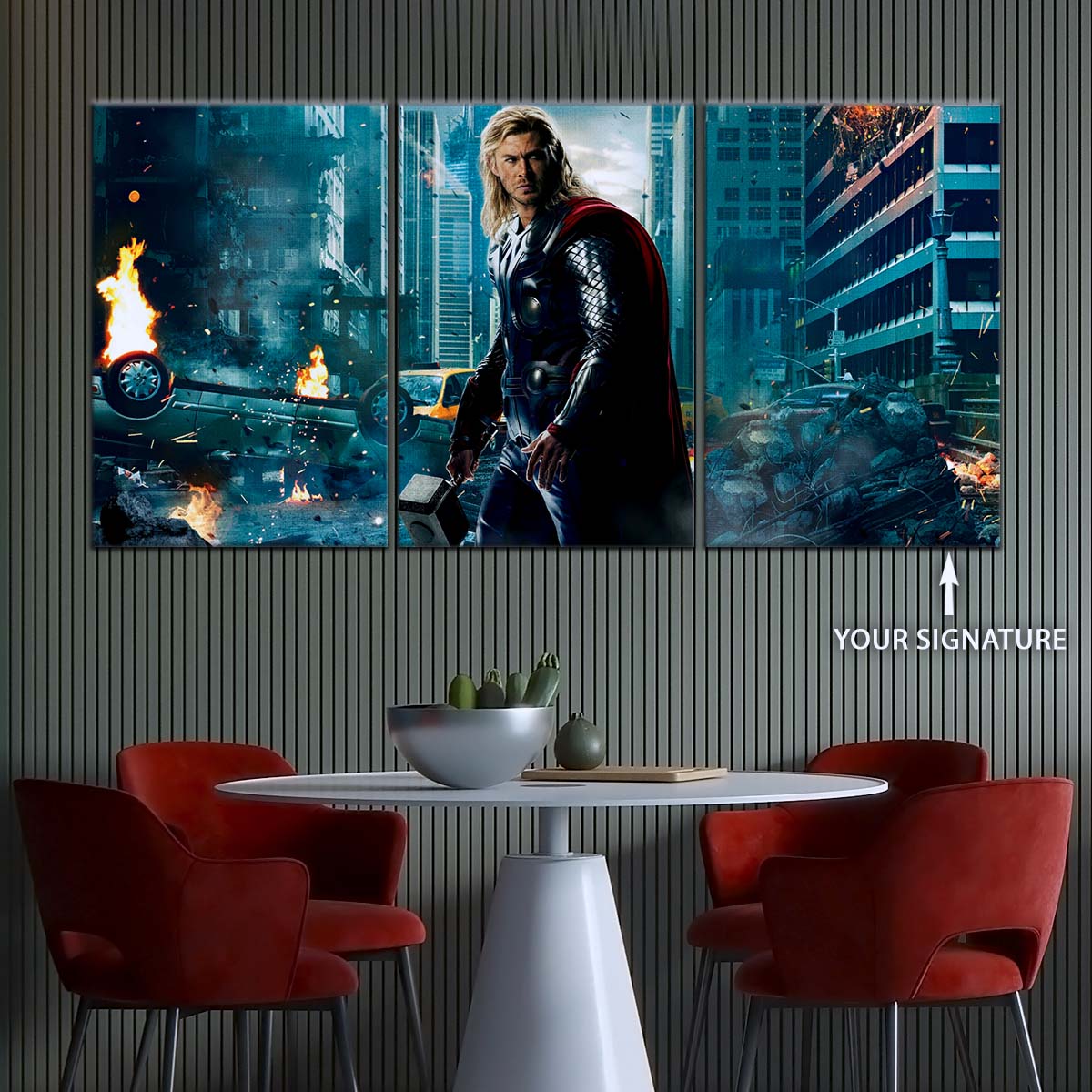 Marvel Wall Art - MCU5047 - Thor - Avengers - Marvel Cinematic Universe Poster - Marvel Cinematic Universe Canvas