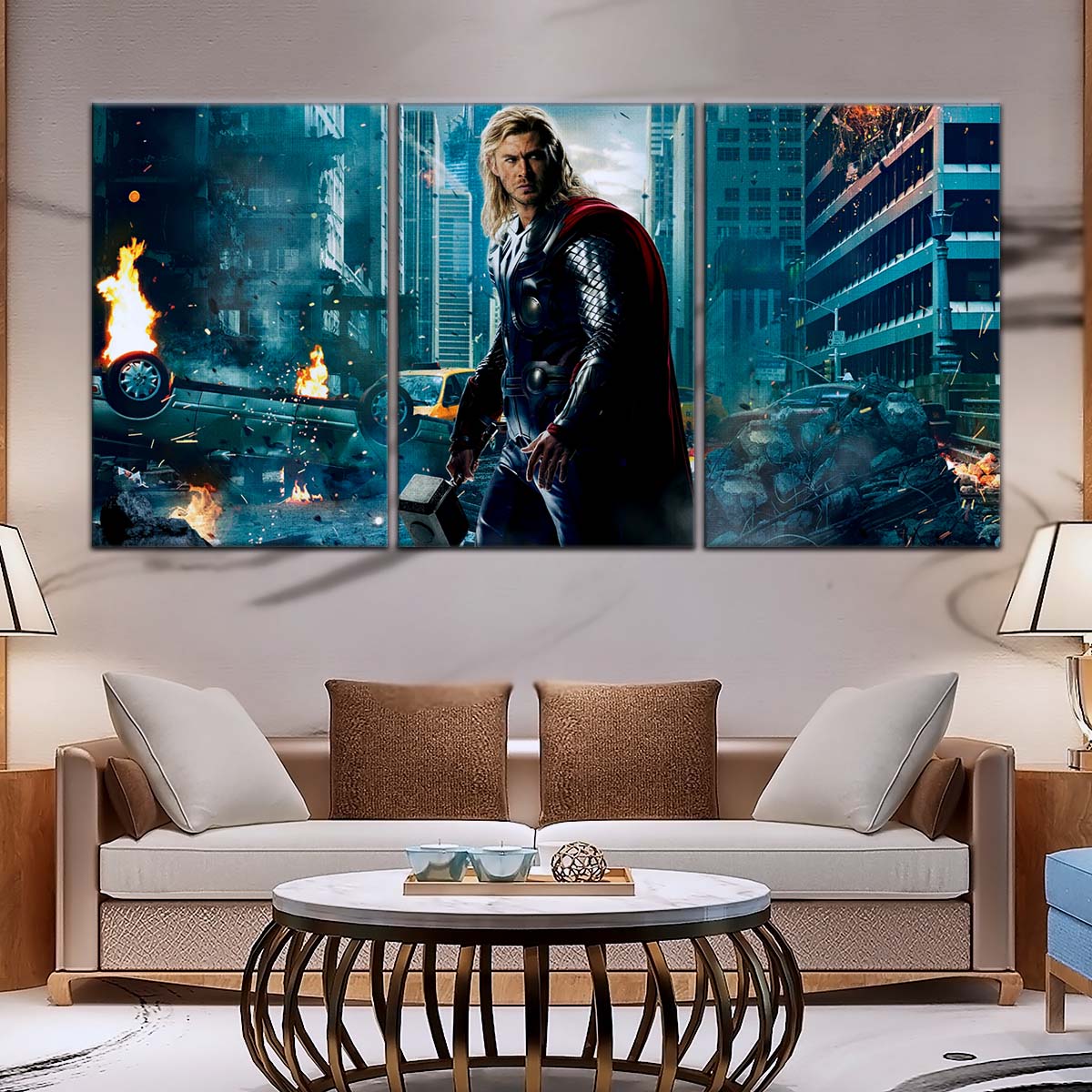 Marvel Wall Art - MCU5047 - Thor - Avengers - Marvel Cinematic Universe Poster - Marvel Cinematic Universe Canvas