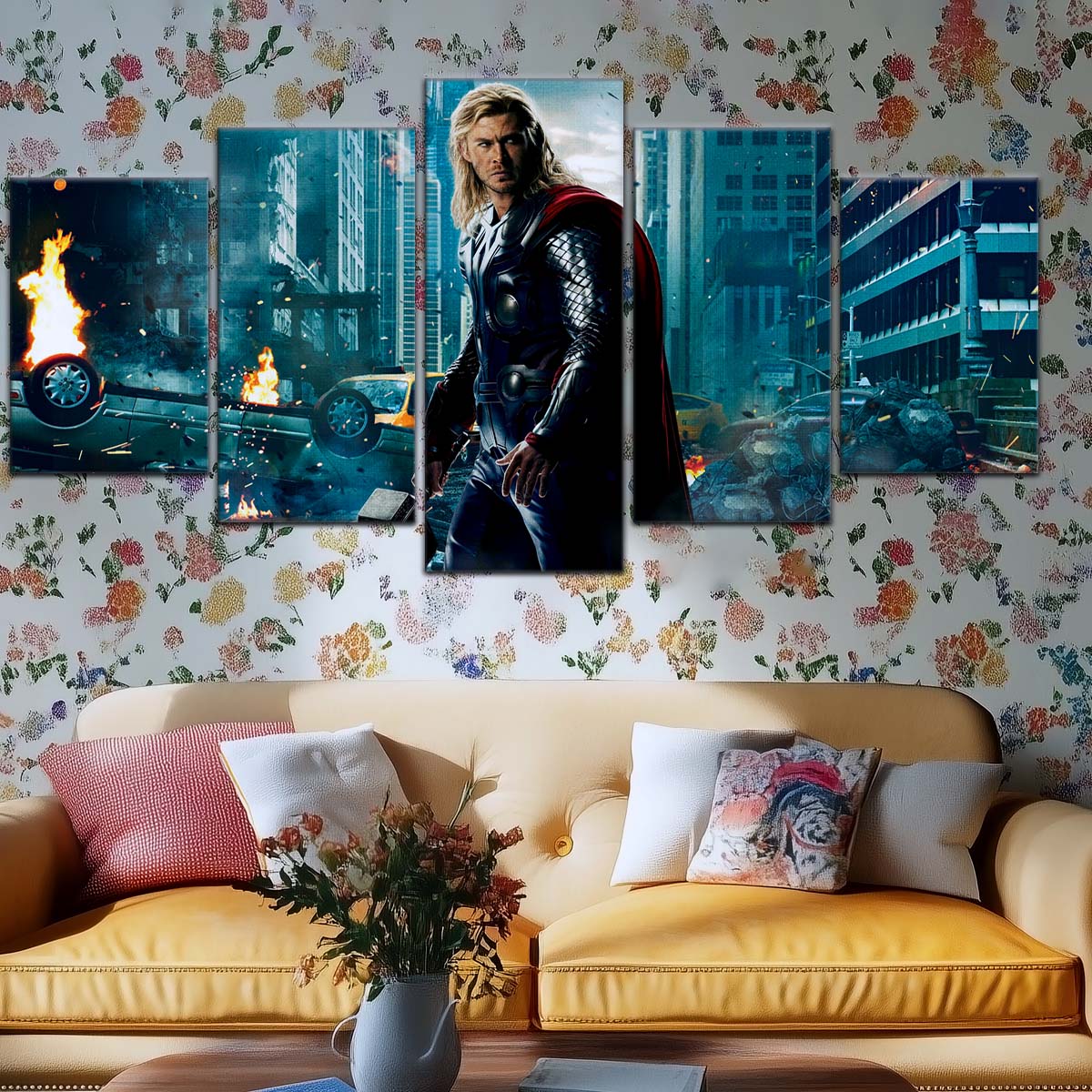 Marvel Wall Art - MCU5047 - Thor - Avengers - Marvel Cinematic Universe Poster - Marvel Cinematic Universe Canvas