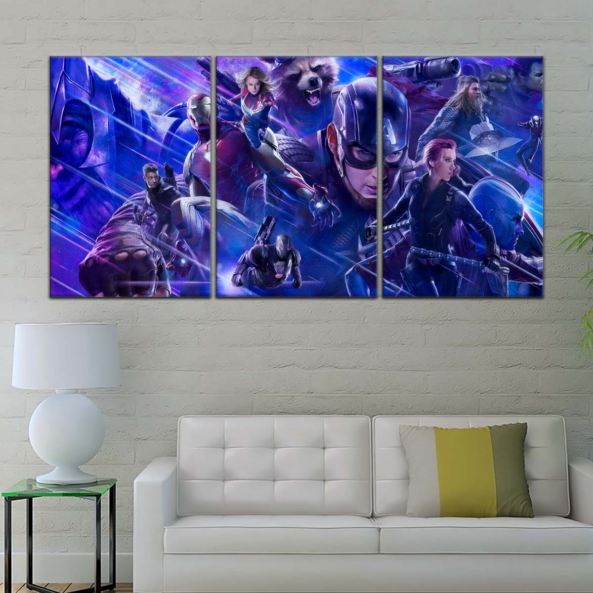 Marvel Wall Art - MCU5050 - Thanos - Clint Barton - Iron Man - Carol Danvers - Captain America - Black Widow - Thor - Hulk - Nebula - Rocket - Ant-Man - Avengers EndGame - Marvel Cinematic Universe Poster - Marvel Cinematic Universe Canvas
