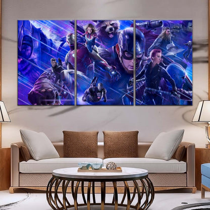 Marvel Wall Art - MCU5050 - Thanos - Clint Barton - Iron Man - Carol Danvers - Captain America - Black Widow - Thor - Hulk - Nebula - Rocket - Ant-Man - Avengers EndGame - Marvel Cinematic Universe Poster - Marvel Cinematic Universe Canvas