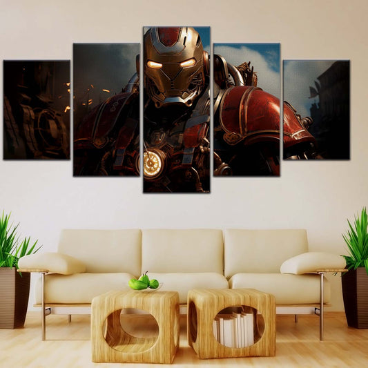 Marvel Wall Art - MCU5054 - Dieselpunk Iron Man - Marvel Cinematic Universe Poster - Marvel Cinematic Universe Canvas