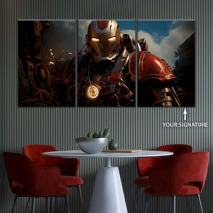 Marvel Wall Art - MCU5054 - Dieselpunk Iron Man - Marvel Cinematic Universe Poster - Marvel Cinematic Universe Canvas