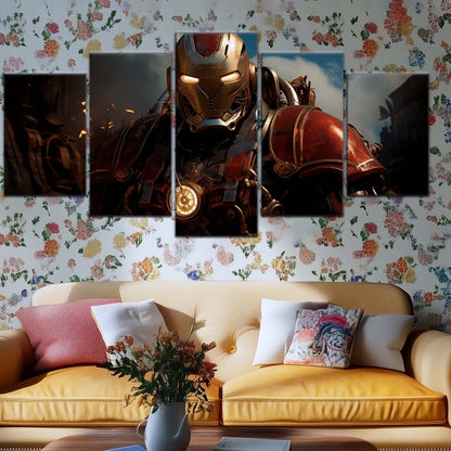 Marvel Wall Art - MCU5054 - Dieselpunk Iron Man - Marvel Cinematic Universe Poster - Marvel Cinematic Universe Canvas